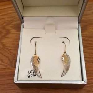 Angel wing earrings
